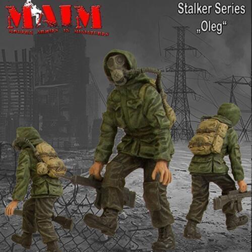1/35, Stalker Series-Oleg, Resin Model Soldier GK, Biochemical series, Unassembled and unpainted kit