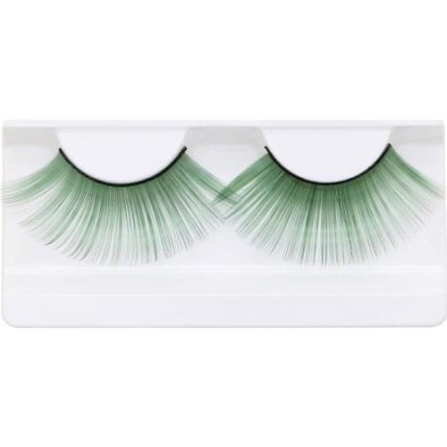 1 pair false eyelashes cotton black Terrier handmade color costume party false eyelashes