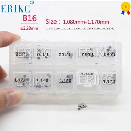 50PCS B16 Fuel Nozzle Washer Adjusting Shim B16 Size: 1.08-1.17mm Diesel Injector Valve Adjustment Gasket Washer Spare Parts
