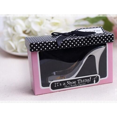 Free Shipping 50pcs/lot wedding favor shoe bottle opener its a shoe thing party gifts valentines gifts wedding souvenir