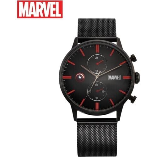 Disney Marvel Quartz Watch Boys Hollow Iron Man Helmet Creative fashion watches Steel Strip Quartz Watch Alloy Buckle 5Bar
