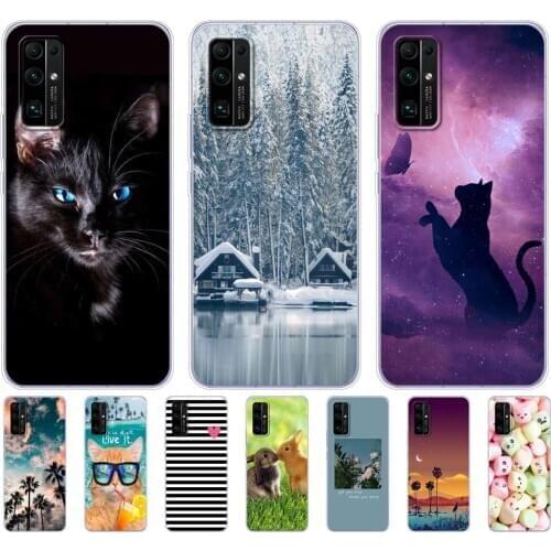 For Huawei HONOR 30 premium Case BMH-AN10 Etui Silicon Back On Honor 30 Pro + Phone Cover Honor30 Pro Plus EBG-AN10 Bumper