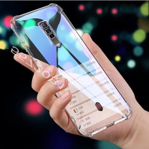 For Nubia Red Magic 6 Pro Case Transaprent Anti-Knock Soft TPU Cover For ZTE Nubia Red Magic 6 Pro Funda Redmagic 6 Case