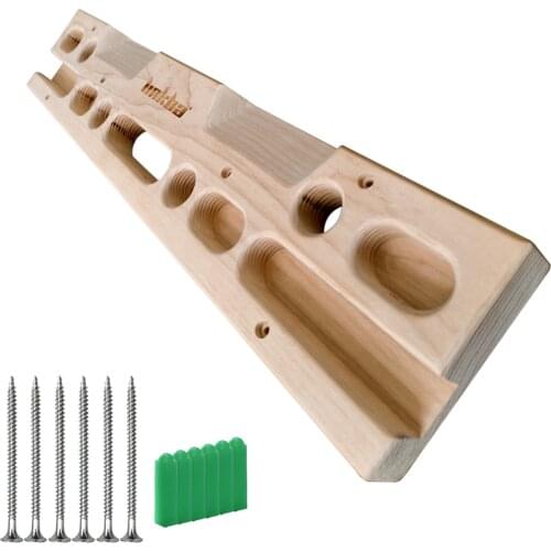 Wooden Hang Board Rock Climbing Fingerboard Doorway Hand Strengthener Equipment for Training Finger Grip and Pull Up HOT