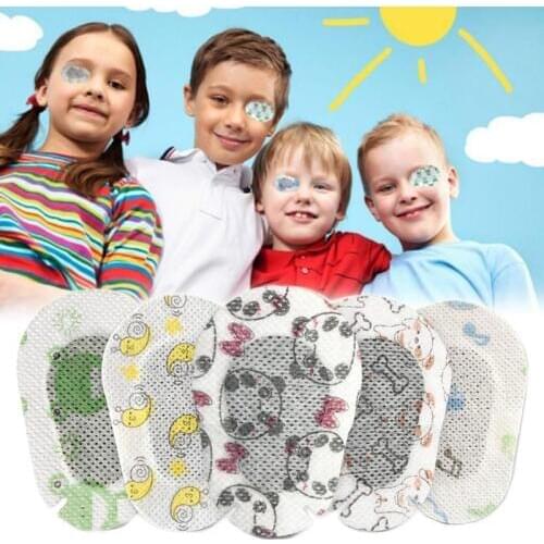 20pcs Cartoon Amblyopia Patch For Children Colorful Child Amblyopia Eye Patches Training Orthoptic Corrected