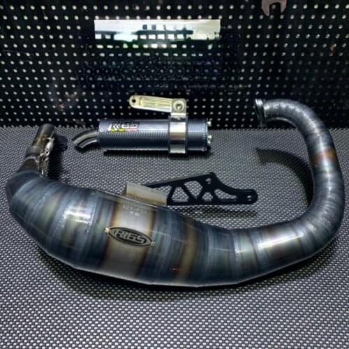 DIO50 Exhaust Pipe Racing Muffler RRGS Tuning Upgrade Engine 125cc - 135cc Dio 50 Upgrade BWSP Perfomance Racing Parts