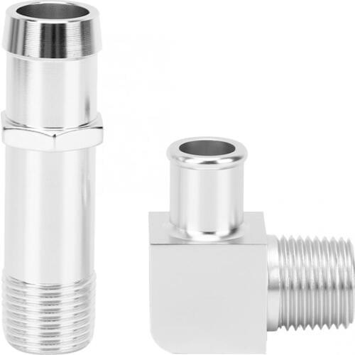 Heater Hose Fitting 3/4in Water Pump 5/8in 90 Degrees 9514X Replacement Fits for Chevy SBC V8 Engines