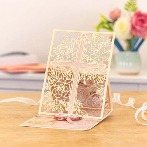 JMCRAFT 2021 New Religion Cross Shape Metal Cutting Dies Stencil Scrapbook Album Embossing For Gift Card Making Handcrafts