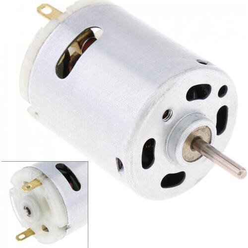 RS365 12V 3.6A 12800RPM Micro Motor Massager Motor Hair Dryer Micromotor with Piezoresistor and Carbon Brush Office Equipment