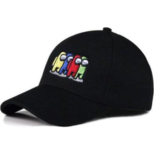 2021 New Summer Embroidery Baseball Cap Anime Cartoon Male And Female Students Outdoor Casquette Cotton Cap