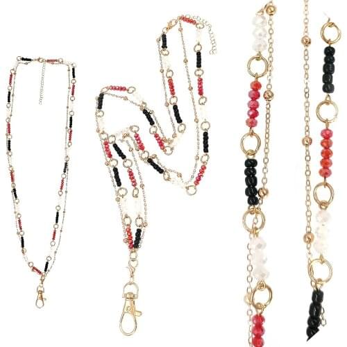 New Fashion Crystal Lanyard Necklaces Badge Holder ID Card Badge Holder Clip Key Holder Lanyards Nurse Accessories