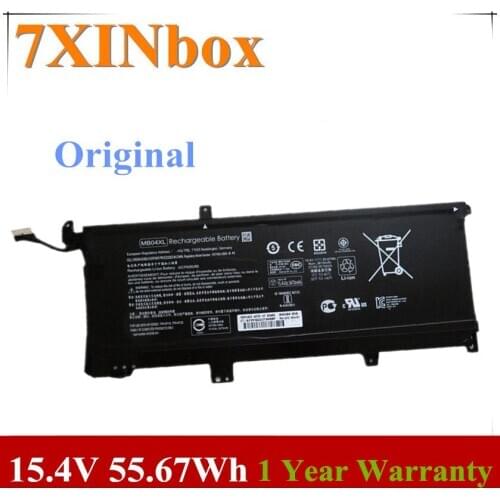 7XINbox 15.4V 55.67Wh MB04XL Original Laptop Battery For HP HQ-TRE TPN-W119 TPN-W120 843538-541