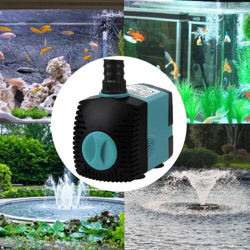 3/10/25W Submersible Water Pump Energy-saving Ultra-Quiet Filter Fish Pond Aquarium Pump EU/US Plug Fish Tank Fountain