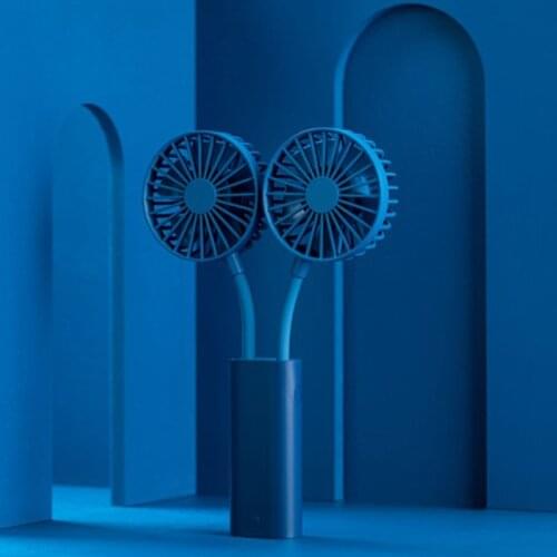 3life Portable Fan Desktop Double Blade Fan Creative Dormitory USB Handheld Mini Charging Fan