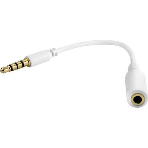 LBSC 3.5 mm Stereo Headset Extended Adapter Input Mini-Jack Adapter Extender Jack for Apple iPhone 4 4s 5 5s 5c 6 6s Plus