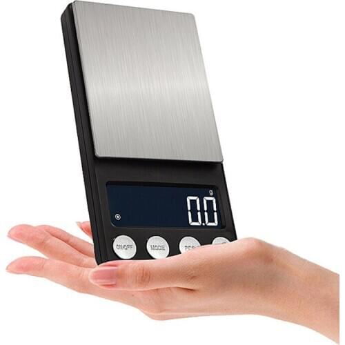 100/200/300/500g-0.01g 1000g/0.1g Mini Pocket Jewelry Scale Gold Carat Balance Medicinal Electronic Scale LCD Food scale