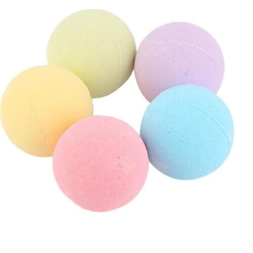 10g Bath salt ball Random Color Natural Bubble Bath Bomb Ball Essential Oil Handmade SPA Bath Salts Ball LX2629