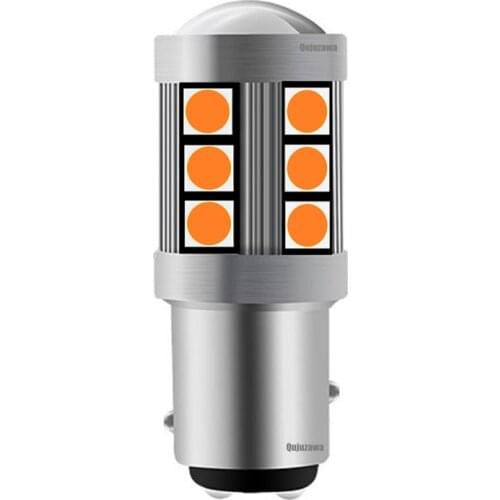 10PCS NEW 1157 P21/5W BAY15D 3030 LED Car Tail Brake Lamp Turn Signals Bulbs Auto DRL Daytime Running Lights Red White Yellow