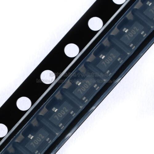 100pcs / 1 lot Original 2N7002 silkscreen 7002 SOT-23 N-channel 60V 115mA SMD MOSFET