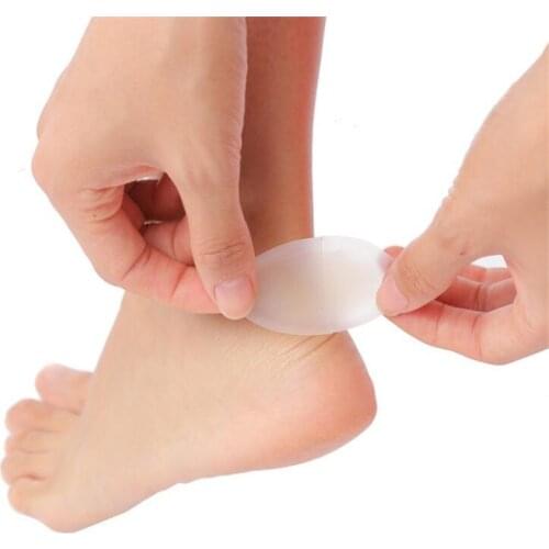 4pcs/set Adhesive Hydrocolloid Gel Blister Plaster Heel Anti-wearing Heel Sticker Pedicure Patch Plaster Foot Care Tools