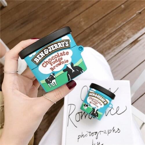 Ice cream Cartoon for AirPods Pro Case Wireless Headphone Cover Case for AirPods 2 3 Pro Charging Box Earphone Cover Case