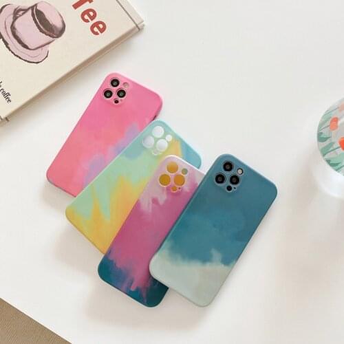 Oil Painting Art Phone Case for iPhone 12 Pro Max Mini Soft Silicon Phone Cover for iPhone 11 Pro Max 7 8 Plus X XR XS Max Capa