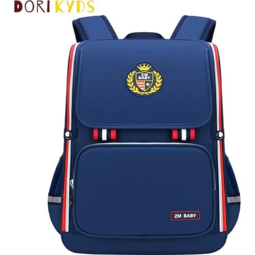 DORIKYDS Simple Style Children School Bag Oxford Waterproof Backpack Large Capacity Bookbag for Boys Girls Mochila Escolar