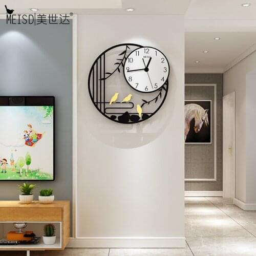 MEISD Brand Decorative Watch Round Wall Clocks Creative Design Home And Garden Products