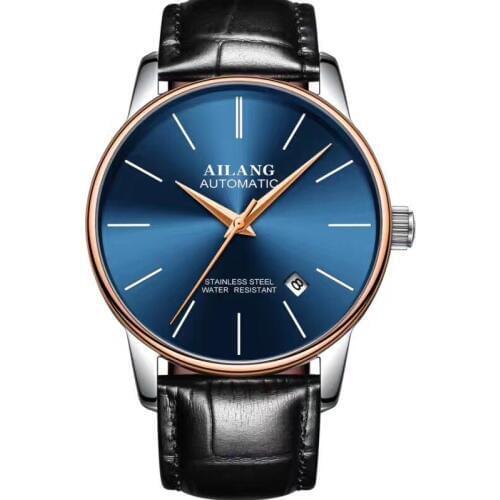 Мужские часы с кожаным ремешком MINGTUO China At AliExpress