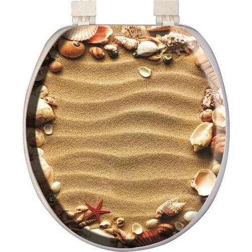 Softy Classic Pattern Soft Toilet Seat Cover White