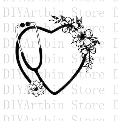 New Stethoscope Flower Cutting Dies 2020 Scrapbooking Dies Metal Nouveau Arrivage Dies For Card Making