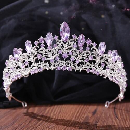 New Baroque Crystal Star Headband Rhinestone Crowns Hairband for Women Bling Bridal Tiara Hair Crown Wedding Jewelry Accessories