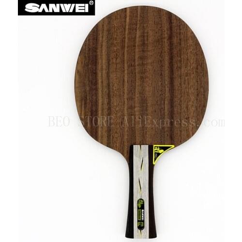 Sanwei F3 Bulldozer Table Tennis Blade Made As National Players For 40+ Balls Approved By C.T.T.A. Arylate Carbon Ping Pong Bats
