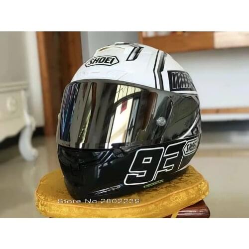 SHOEI X14 Helmet X-Fourteen Marquez White Ants Helmet Full Face Racing Motorcycle Professional Helmet Casco De Motocicleta