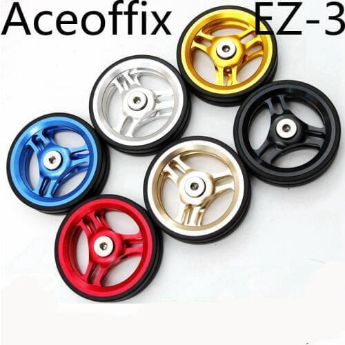 Folding Bicycle 60mm Easy Wheel Aluminum Alloy for Brompton Bike Bracket Lightweight Easy Wheel 16 Years Later