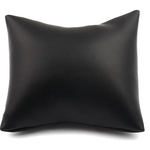 High Quality PU Leather Jewelry Displays Pillow Black & White Colors For Watch Bracelet Packaging Decoration 9cm x 8cm , 5 PCs