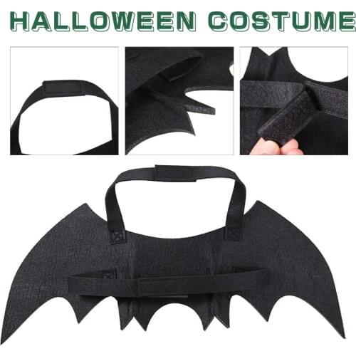Pet Halloween Funny Accessories Dog Cat Cute Bat Wings Costumes Clothes Dress Wing Outfit For Small Dogs And Cats