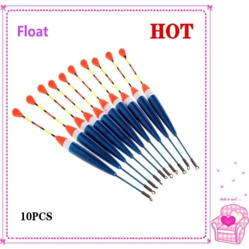 10pcs Carp Fishing Floats Set Buoy Bobber Stick For Fish Tackle Vertical 10# 0.6g