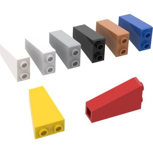 10PCS Replaceable 2449 1x2x3 Slope Surface Reverse Parts Building Blocks High-Tech Assemble Replace Bricks Toy For Children Gift