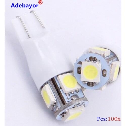 500 x free shipping T10 strobe Flash W5W 194 5 SMD 5050 LED SMD light with Two modes of Operation car strobe light white blue