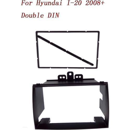 2DIN Car Radio Fascia For HYUNDAI i20, I-20, 2008+ Stereo Plate Frame Panel Dash Mount Kit Adapter Trim Bezel Facia