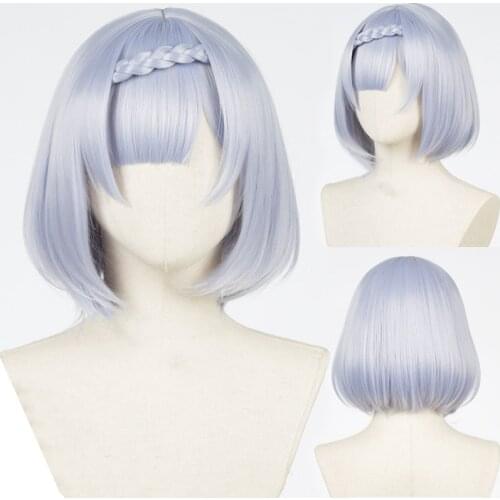 Game Genshin Impact Cosplay Halloween Noelle Cosplay Wig Genshin Impact Noelle Cosplay Hair+ Free Wig Cap