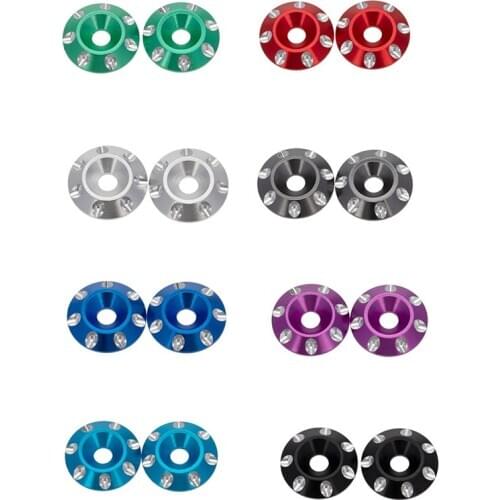 Metal Tail Wing M3 Countersunk Screws Washers for 1/10 Scale Off Road Buggy Monster Truck RC Dift Cars