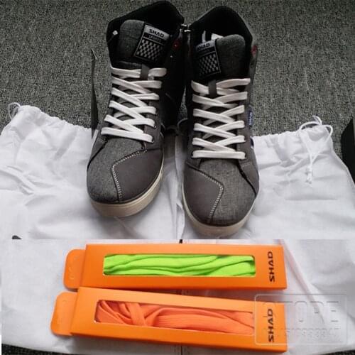 SHAD Motorcycle Riding Shoes protective moto short Boots Street Racing Breathable Biker Casual Wear Boots +2 pair extra shoelace