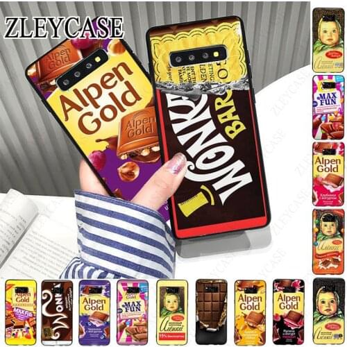 Alenka bar wonka chocolate Soft Phone Case For samsung galaxy s10plus s10e s10lite s9 s8plus s20 plus s7 s6edge s20ultra case