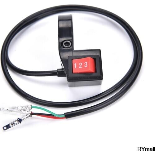 New hot sale 1pc 22mm 7/8in Electric 3 Speed Module Handlebar Switch Shift for Motorcycle Scooter Motorcycle Switch