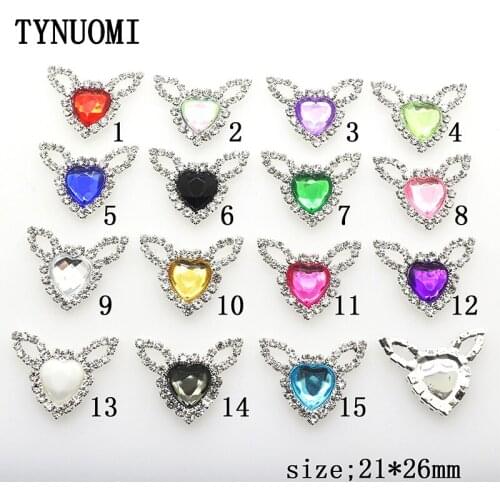 TYNUOMI 10pcs/lot Rhinestone Acrylic Button Device Clothing Sewing Material DIY Christmas Holiday Decoration Accessories