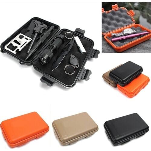 EDC Gear Waterproof Box Kayak Storage Outdoor Camp Fish Trunk Airtight Container Carry Travel Seal Case Bushcraft Survival Kit