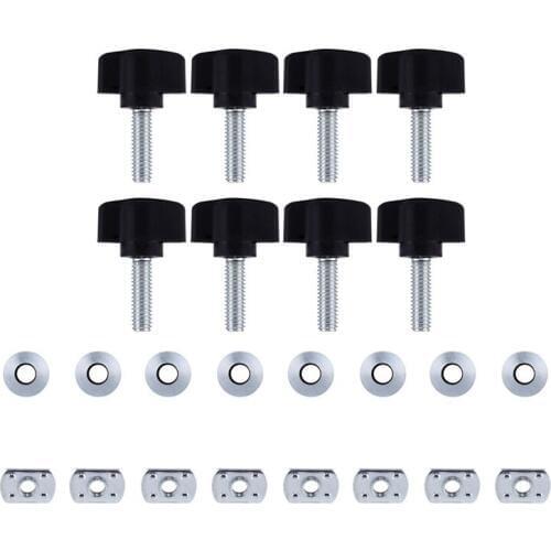 1 Set Universal Hard Top Quick Removal Nut Screws Washers For Jeep /Wrangler YJ TJ JK