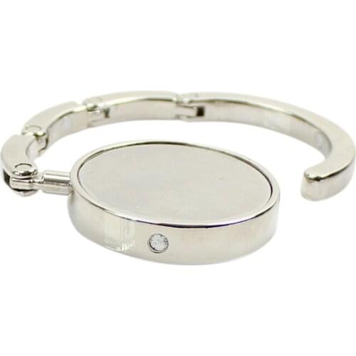 1pcs Portable Fashion Folding Alloy Purse Handbag Bag Hanger Hook Holder Table Hook Unique Bag Parts Accessories